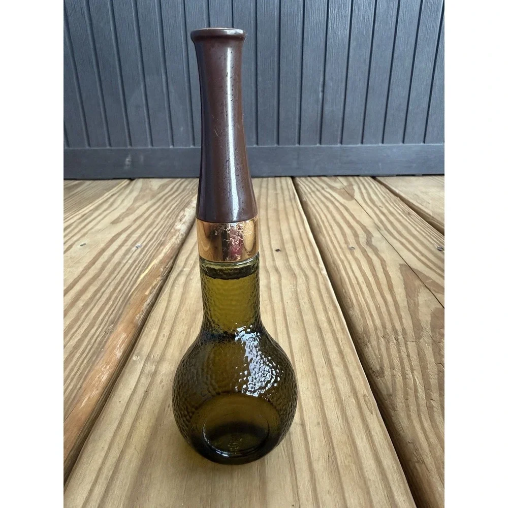 Vintage 1970's Avon Spicy 2oz. After Shave /Green Smoking Pipe Shaped Bottle New